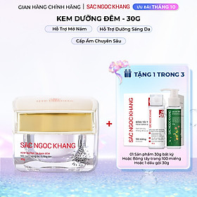 Kem dưỡng ban đêm Sắc Ngọc Khang dưỡng sáng và mờ thâm nám 30g