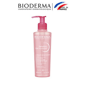 Gel rửa mặt tạo bọt cho da nhạy cảm Bioderma Sensibio Gel Moussant - 200ml