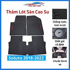 Lót sàn ô tô cao su Soluto 2018-2019-2020-2021-2022 không mùi chống trơn trượt