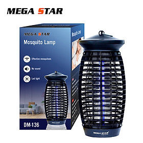 Mua Đèn bắt muỗi cao cấp Megastar DM 136 (Đen) tiêu chuẩn châu âu - Hàng chính hãng