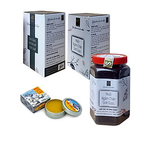 Combo 02 Muối ngâm chân Sinh Dược (550g/hộp) và Tặng kèm 01 hộp Cao Mộc Linh 100% thảo dược tự nhiên