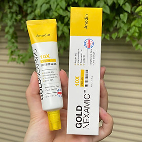 Kem dưỡng sáng, mờ thâm nám đa tầng Goldnexamic 10X Anodin Hàn Quốc 35ml