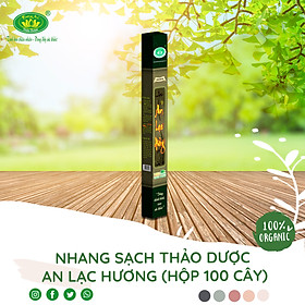 Mua Nhang sạch thảo dược An Lạc Hương 4 Tấc thời gian cháy 75 phút