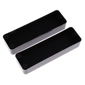 2X 2Pcs Closed Style Pickup Cover  for Electric Bass Guitar Accessories