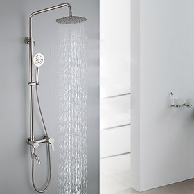 Mua Sen cây tắm đứng nóng lạnh củ tròn lệch inox 304 Navier NV-805