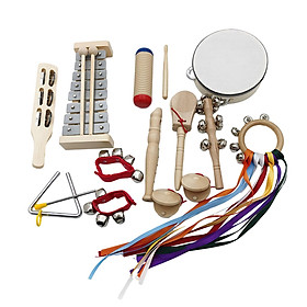 Montessori Toy Wooden Percussion Instruments for Kids Children Professionals