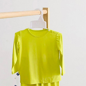 Bộ quần áo dài unisex Xanh neon thun tre - AICDBGWHMFUQ - AIN Closet