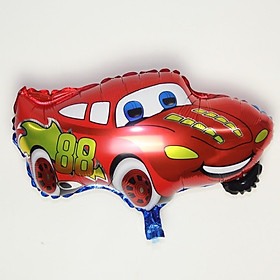 Bong bóng kiếng tráng nhôm hình xe ô tô hoạt hình MC Queen trang trí đồ chơi cho bé