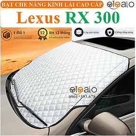 Tấm che nắng kính lái ô tô Lexus RX 300 vải dù 3 lớp cao cấp TKL - OTOALO