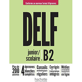 Sách học tiếng Pháp DELF JUNIOR/SCOLAIRE - NOUVEAU FORMAT D'EPREUVES (B2)