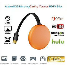 Mua Bộ Kết Nối HDMI Không Dây Cho Điện Thoại Android  IOS Dùng Cho Máy Chiếu  TV Hỗ Trợ Độ Phân Giải Full HD 1080P. K13 Wireless Display Dongle 1080P FHD 2.4G WiFi Phone Screen Mirror Device Youtube Casting HDTV Stick for Android iOS