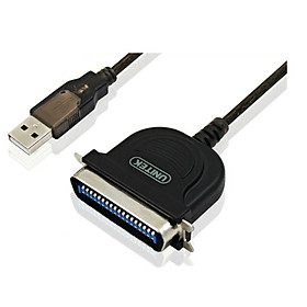 Cáp máy in 1.5m USB ra LPT IEEE 1284 Unitek Y-120 - Hàng nhập khẩu