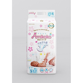 Bỉm - Tã dán Amikoko PREMIUM size S 50