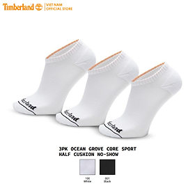 [Original] Timberland Combo 3 Đôi Vớ Nam - 3 Pair Pack Ocean Grove Core Sport Half Cushion No-show Sock TB0A2PW7