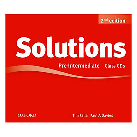 [Download Sách] Solutions (2E) Pre-Intermediate Class Audio CDs (3 Discs)