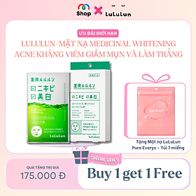 [MUA 1 TẶNG 1] LULULUN - Mặt nạ Lululun Face Mask LuLuLun Medicinal Green Whitening Acne