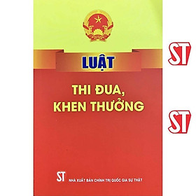 Sách - Luật Thi Đua, Khen Thưởng - NXB Chính Trị Quốc Gia