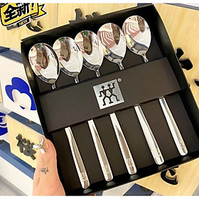 Mua SÉT 5 THÌA INOX 304 CỰC KỲ CAO CẤP