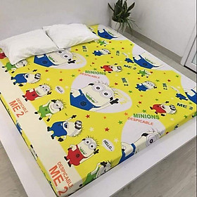 GA CHỐNG THẤM COTTON THUN NANO KHÁNG KHUẨN MINH MẪN - HÌNH MINION