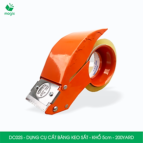 DC02S - Đồ cắt băng keo sắt khổ 5cm loại 200yard - Dụng cụ cắt băng keo, dao cắt băng dính
