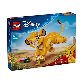 LEGO DISNEY PRINCESS 43243 Đồ Chơi Lắp Ráp Vua Sư Tử Simba (222 chi tiết)