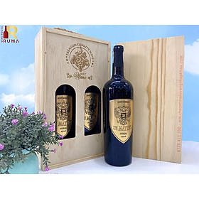 Mua Set quà tặng hộp gỗ 2 chai rượu vang Ý Di Matteo