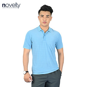 Áo thun Polo nam Novelty 210060 màu xanh da trời