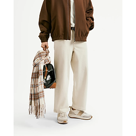 Quần jean nam màu Be Form Straight cropped - ROUTINE 10S25DPA018