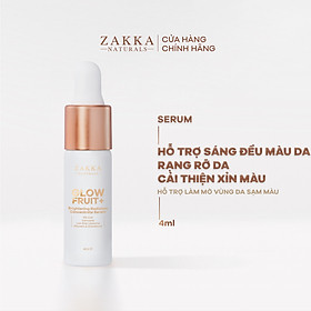 Sample Serum (Tinh Chất) Vitamin C Zakka Naturals GlowFruit+ Brightening 4ml
