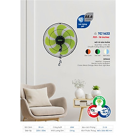 Mua Combo 2 cây Quạt Treo 2 Dây Senko F23 TC1622 ( 1 thùng / 2 cây ) - Màu ngẫu nhiên - Hàng Chính Hãng