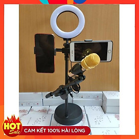 Mua Đèn Livestream 4in1 Hàng Loại 1 . Có Sẵn Chân Đỡ Micro Và Kẹp 2 Điện Thoại Vô Cùng Tiện Lợi . Dễ Dàng Lắp Đặt