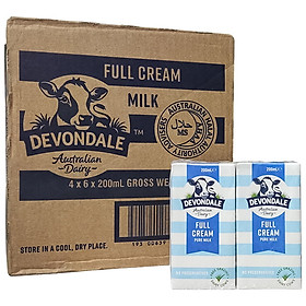 Sữa Devondale Nguyên Kem 200ml