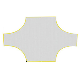 Football Net Goal Practical Yellow White 5 Person System Ball Sports Goalkeeper