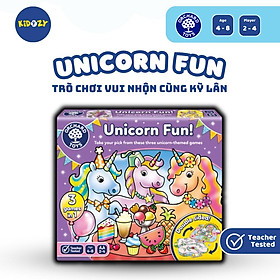Trò chơi trí tuệ Unicorn Fun - Orchard Toys khuyến khích trẻ thảo luận và làm quen với toán học