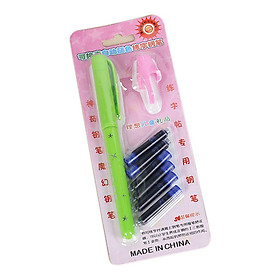 Bút máy mực ma thuật tự bay màu đi kèm 6 ruột bút chuyên dụng viết tiếng Trung, Hàn, Nhật, thư pháp