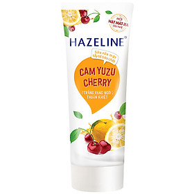 Sữa Rửa Mặt Hazeline Tẩy Tế Bào Chết Cam Yuzu Và Cherry (100g)