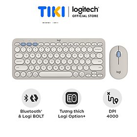 Bộ Bàn Phím Và Chuột Logitech PEBBLE 2 COMBO Bàn Phím Logitech K380s + Chuột  Logitech M350s | Silent | Bluetooth - Hàng Chính Hãng