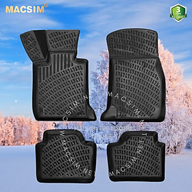 Thảm lót sàn ô tô nhựa TPU Silicon BMW 4 Series 2014+ (F36) Nhãn hiệu Macsim