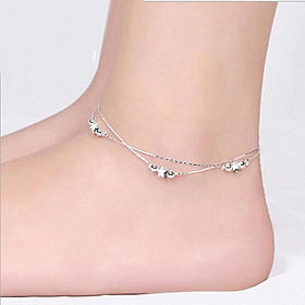 Lắc chân nữ thời trang sao bi LC03