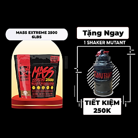 Sữa Tăng Cân MUTANT MASS XXXTREME 2500 6Lbs - Vị JACKED BERRY BLAST