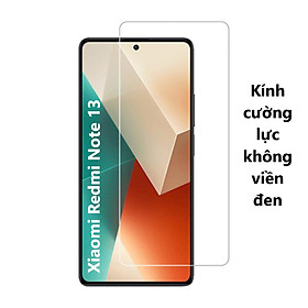 Kính cường lực Xiaomi Redmi Note 9 10 11 12 13 Pro T S Lite 5G 4G không viền màu
