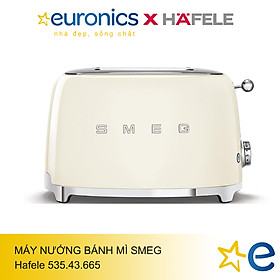 MÁY NƯỚNG BÁNH MỲ SMEG TSF01RDEU/535.43.66(MÀU KEM/ĐỎ) - HÀNG CHÍNH HÃNG