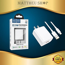 Mua Bộ sạc nhanh Hoco DC19 22.5W  Quick charge 3.0  hỗ trợ sạc VOOC  dành cho iPhone 8 đến 12 Prm - Hàng Chính Hãng