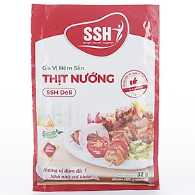 Gia vị nêm sẵn thịt nướng SSH Deli 32g - Hàng chính hãng