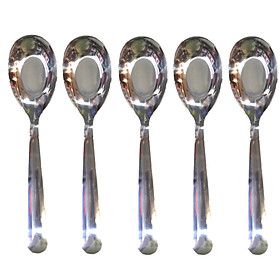 Mua Set 5 thìa phở inox cao cấp Stainless Steel hàng xuất khẩu dài 18cm - Dùng ăn cơm ăn phở