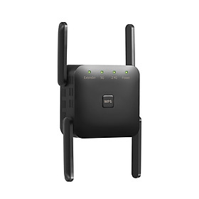 1200Mbps Dual Frequency 2.4G/5G Wireless Repeater WiFi Signal Amplifier WiFi Range Extender for Home Office Black