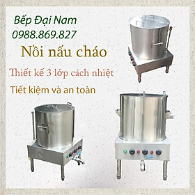 Nồi nấu cháo Inox bằng điện 50L