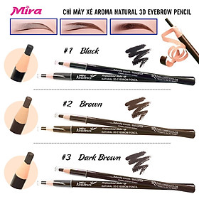 Chì Mày Xé Mira Aroma Natural 3D Eyebrow Pencil C551