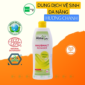 Dung dịch vệ sinh đa năng hữu cơ hương chanh 500ml - Almawin