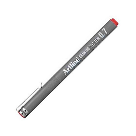 Bút Vẽ Kỹ Thuật 0.7 mm - Artline EK-237-RD - Màu Đỏ